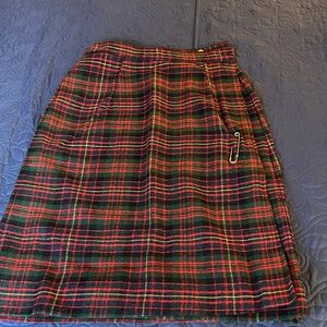 Plaid Tartan Skirt